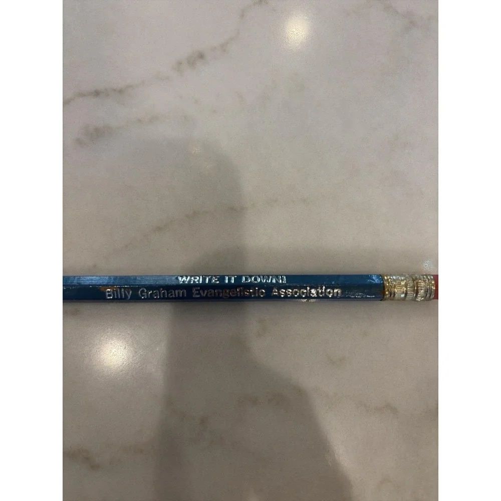 Lot 10 VTG advertising‎ Pencils Rocketdyne Billy Graham Scholastic A.W. Faber